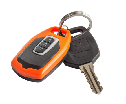 Orange remote car key