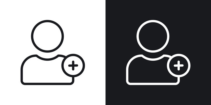 Following icon web design element. line icon