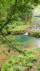 Fototapeta premium natural beauty with clear and clean rivers free from waste and pollution