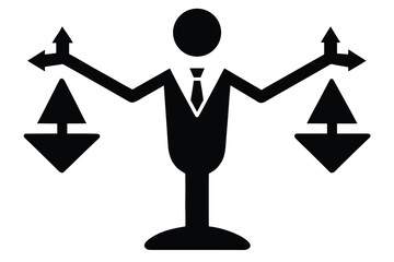 decision making vector icon