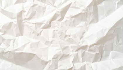 Obraz premium The texture of the white paper is crumpled and wrinkled with shadow details, creating an interesting and textured abstract background.,crumpled paper background