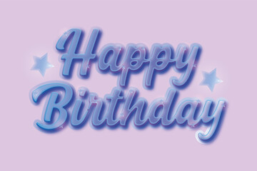 Happy Birthday Retro Sign Banner