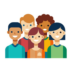 Obraz premium set of people
