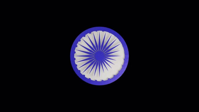 Ashoka Chakra Emblem national wheel symbol for patriotic themes