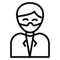  Satellitevector line icon design