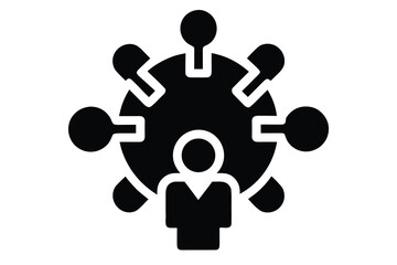 problem solving vector icon