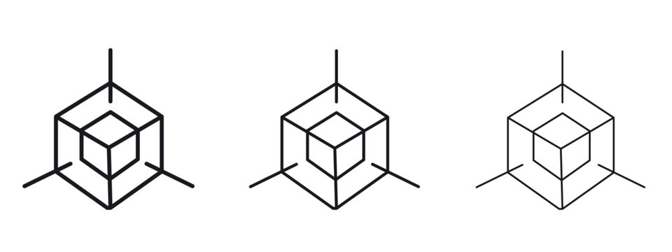 Bim icon logo black pictogram set. Graphic simple vector icon