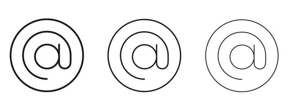 At icon logo black pictogram set. Graphic simple vector icon