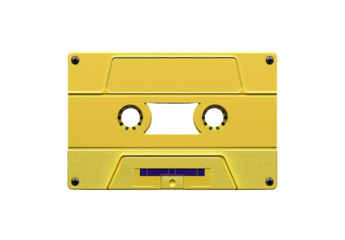 Gold cassette tape