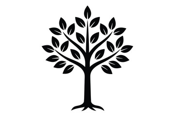 Obraz premium tree sapling vector icon