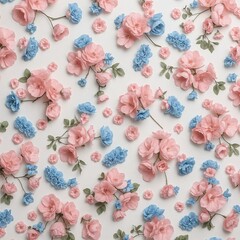 Naklejka premium background with flowers