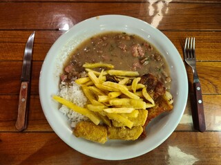 Homemade Brazilian food dish