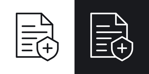 Insurance Claim icon thin line outline art. Doodle graphics © ramsey