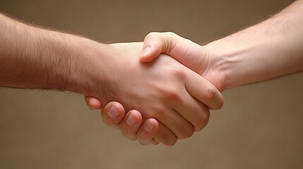 Close up two hands shaking deal agreement partnership concept