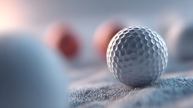 a golf ball on a golf tee, 8 k octanerender, sharp focus and octane render, octane render h 1024,