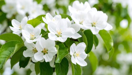 Fototapeta premium Blooming apple blossoms in spring