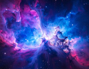 Fototapeta premium Cosmic nebulae display