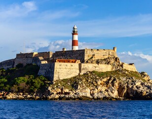 Coastal fortress with lighthouse (1)