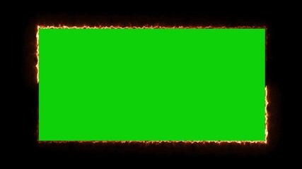 Glowing neon rectangle frame with electric flickering effects. Glowing Neon Rectangle Frame Animation. Perfect for video overlays, tech intros, modern UI designs, - Powered by Adobe