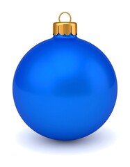 Blue Christmas Ornament (1)
