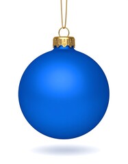 Blue Christmas Ornament (2)