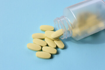 Vitamin C tablets for immune support.