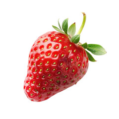 Single, vibrant red strawberry (4)