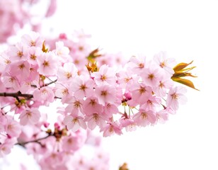 Fototapeta premium Delicate pink cherry blossoms