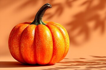 a pumpkin with a shadow on the ground, holding a jack - o - lantern, pumpkin, jack - o'- lantern,