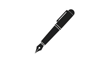 Fototapeta premium Silhouette of a pen