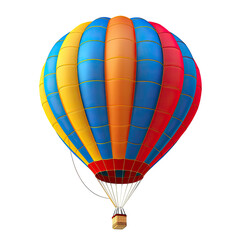 Obraz premium Colorful hot air balloon against black background (26)