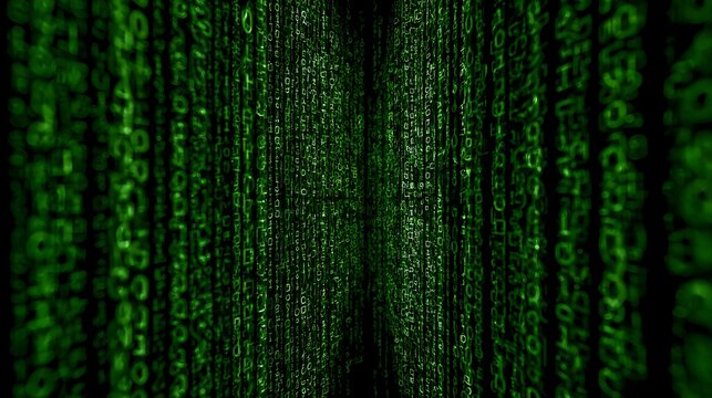 a green screen with binary numbers, green matrix code, matrix theme, matrix text, matrix code,