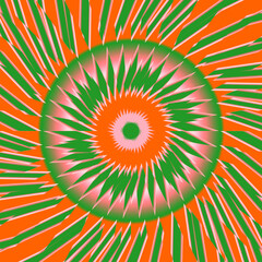 Pop Art 70s Colors Star