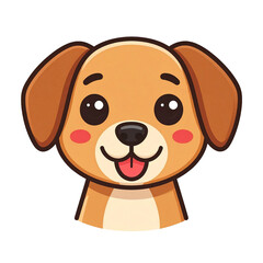 Fototapeta premium cute dog illustration isolated png
