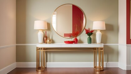 Photo interior modern design room 3d illustration