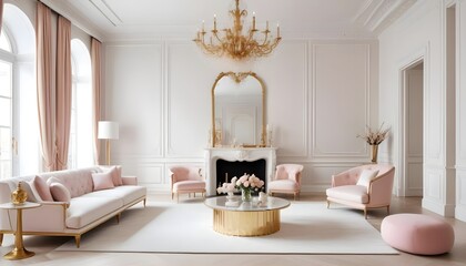 Photo interior modern design room 3d illustration