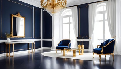 Photo interior modern design room 3d illustration