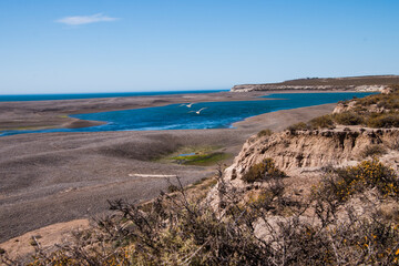 views of the Patagonia region at Peninsula Vald&eacute;s in Argentina, South America