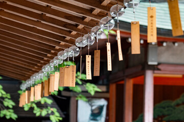Naklejka premium 川越25725 氷川神社31 風鈴