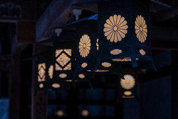 川越25725　氷川神社18　行燈