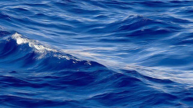 Detailed close-up view of ocean waves.