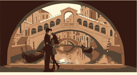 couple in venice
