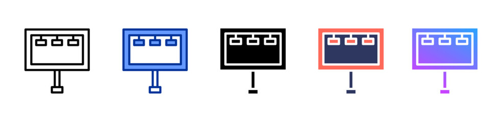 Hoarding icon sheet multiple style collection