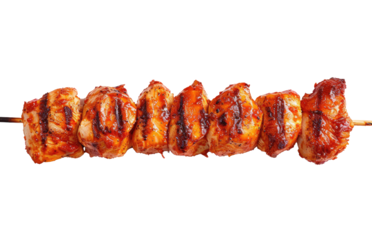 Grilled chicken skewers