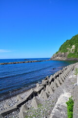 Obraz premium 上輪海水浴場（新潟県）