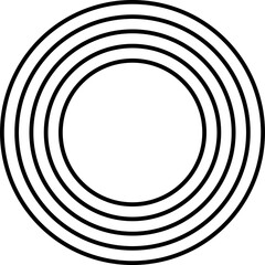 Dynamic lines and circles. Technology concept