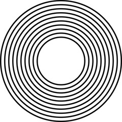 Dynamic lines and circles. Technology concept