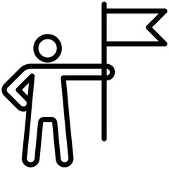 leadership  icon for Self improvement, business, website, application, printing, document, poster design, etc