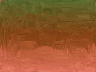 Abstract gradient background in green and brown with watercolor effect.