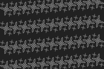 black floral background texture